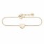 Armband 925/- Sterling Silber vergoldet Herz - 1