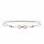 Armband 925/- Sterling Silber rotvergoldet Infinity - 1