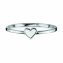 Ring 925/- Sterling Silber rhodiniert Herz - 1