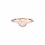 Ring 925 Sterling Silber rotvergoldet Zirkonia Smile - 1