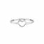 Ring 925/- Sterling Silber rhodiniert Herz - 1