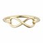 Ring 925/- Sterling Silber vergoldet Infintity - 1