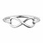 Ring 925/- Sterling Silber rhodiniert Infinity - 1