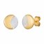 Ohrstecker 925/- Sterling Silber bicolor Mondzyklus Luna günstig online kaufen