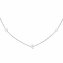 Collier 925 Sterling Silber rhodiniert Sonne - Mond - Stern - 1