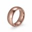 Ring Edelstahl rosé-vergoldet 8mm breit - 1