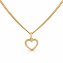 Anhänger mit Kette 375 Gold Gelb Herz - 1