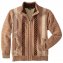 Chenille Strickjacke - 1