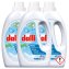 Dalli Med Flüssigwaschmittel 20 WL ohne Farbstoffe 1100ml 3er Pack - 1