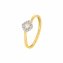 Ring 585 Gold zweifarbig 17 Brillanten zus. 0,13ct. - 1
