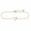 Armband 925 Sterling Silber gelb vergoldet Zirkonia Dreieck günstig online kaufen