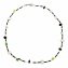 Collierkette Edelstahl Perle Onyx Acryl Kristall - 1