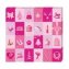 Niederegger Adventskalender Mini Pink Glamour Schokolade Packung 177g - 1