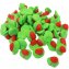 Fruchtgummi Jelly Erdbeeren mit grünem Fruchtgummi Boden halal 300g - 1