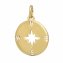 Anhänger Gold 375 mit Kompass-Motiv - 1
