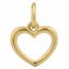 Anhänger Gold 375 Herz-Motiv - 1