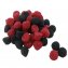 Fruchtgummi Brombeere und Himbeer Bolitos mit Nonpareilles 175g - 1