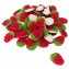 Fruchtgummi Erdbeeren mit weißem weichen Schaumzuckerboden 1000g - 1