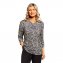 Shirt 3/4-Arm mit V-Ausschnitt - 1