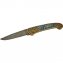 Bronze-Messer mit Damast-Klinge - 1