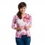 Strick-Twinset mit Orchideen-Druck - 1