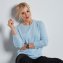 Rundhals-Pulli „Cashmere Feeling“ - 1