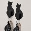 Haken mit Katzenmotiv 2-er Pack - 1