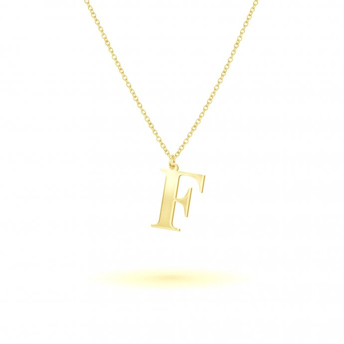 Anhänger mit Kette 925-Sterling Silber vergoldet Glänzend 45cm