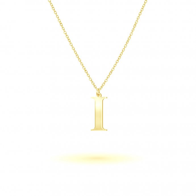 Anhänger mit Kette 925-Sterling Silber vergoldet Glänzend 45cm