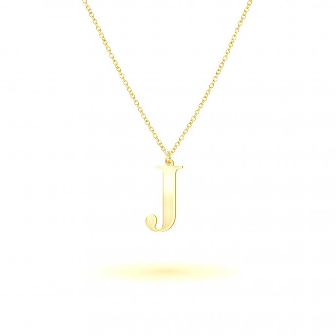 Anhänger mit Kette 925-Sterling Silber vergoldet Glänzend 45cm