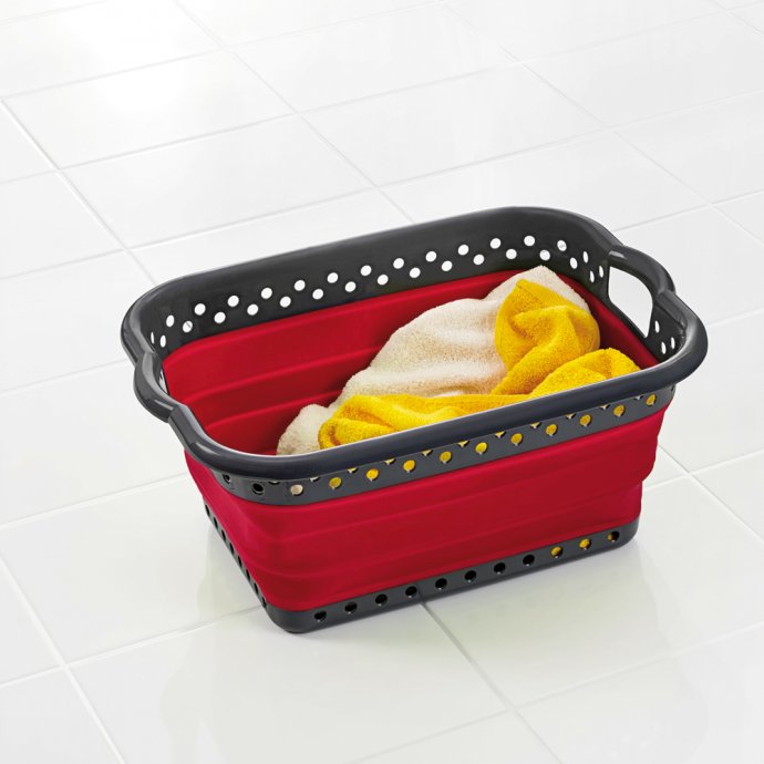 Platzspar-Wäschekorb