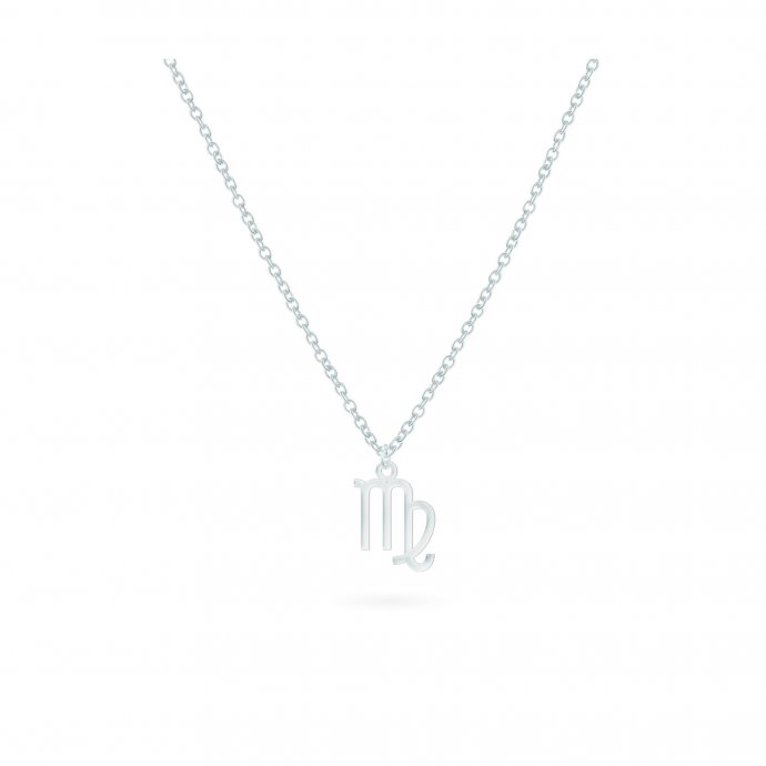 Anhänger mit Kette 925-Sterling Silber  Glänzend 42cm Jungfrau