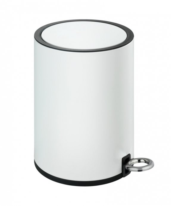 Kosmetik Treteimer Mod. Monza Weiß, mit Absenkautomatik
