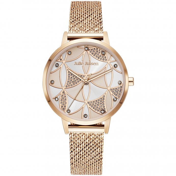 Damenuhr Edelstahl roséfarben Windows