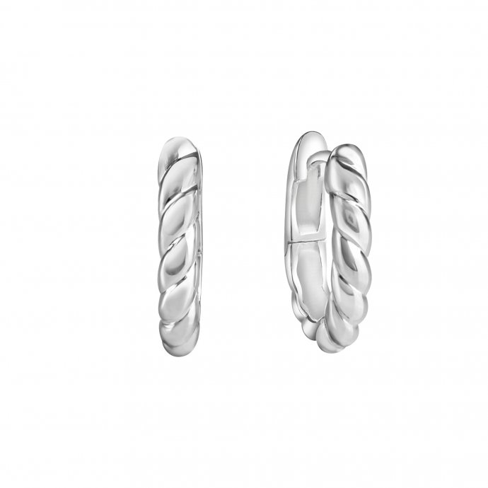 Klappcreolen 925 Sterling Silber rhodiniert