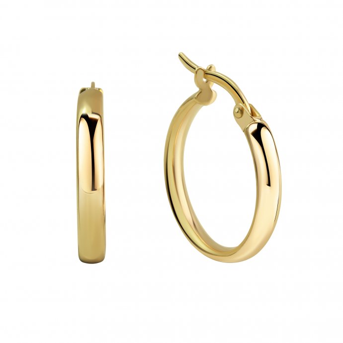 Ohrringe 333 Gold 17,5mm Durchmesser