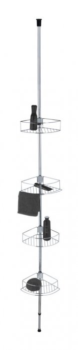 Teleskop-Eckregal Mod. Dolcedo Edelstahl, rostfrei