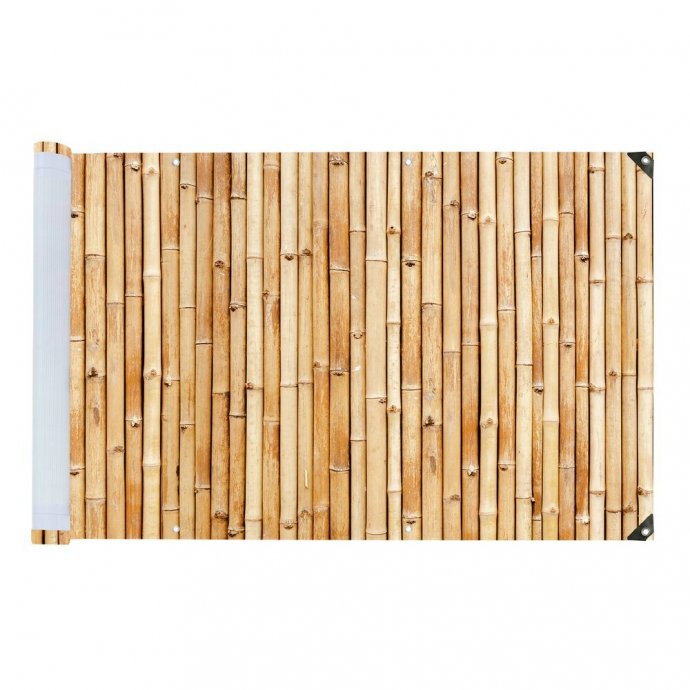 Balkon-Sichtschutz Mod. Bambus, 5 m, UV- und witterungsbeständig