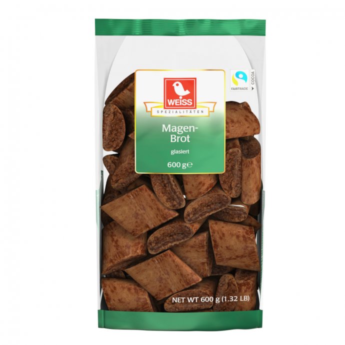 Weiss Magenbrot glasierte Lebkuchen mit ausgewählten Gewürzen 600g