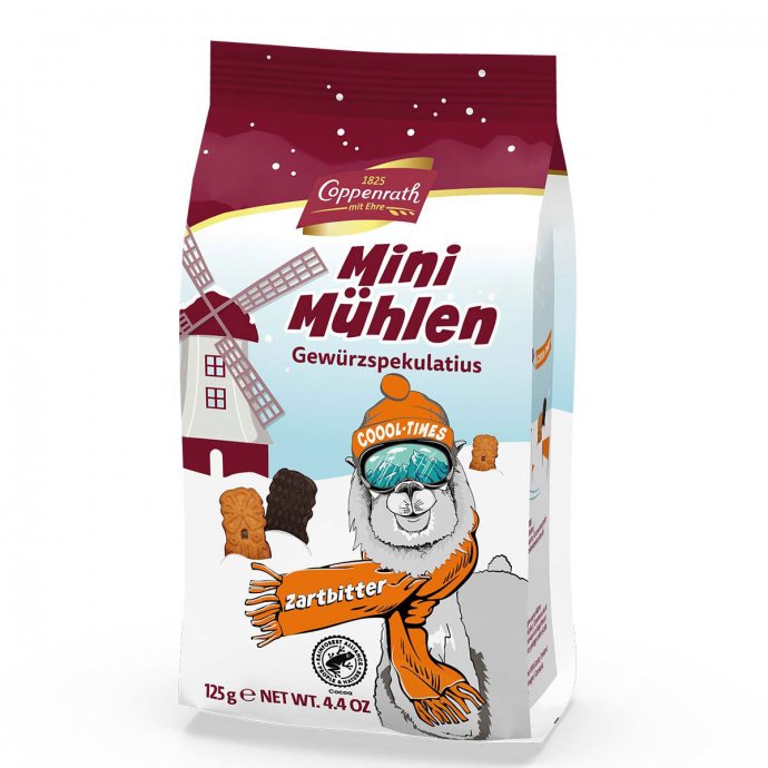 Coppenrath Mini Mühlen Gewürzspekulatius Zartbitter Weihnachten 125g