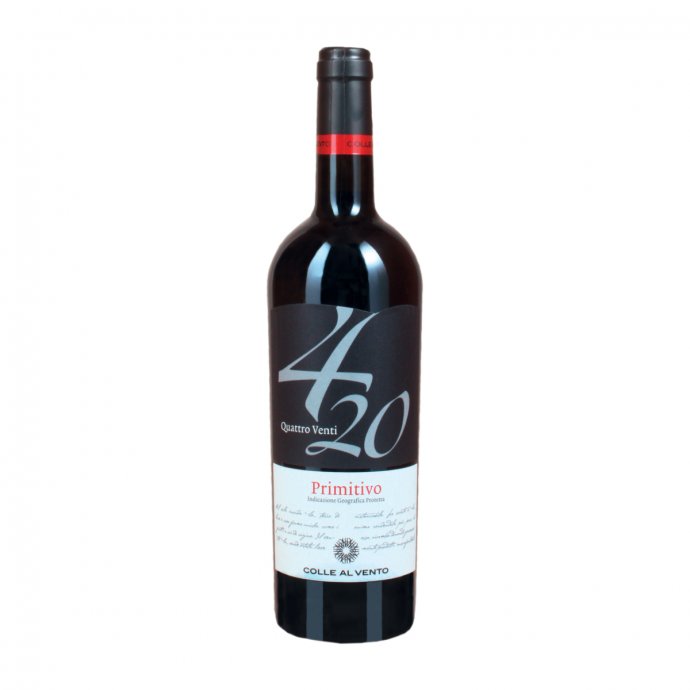 Bio Colle al Vento Primitivo Salento IGP Rotwein trocken 750ml