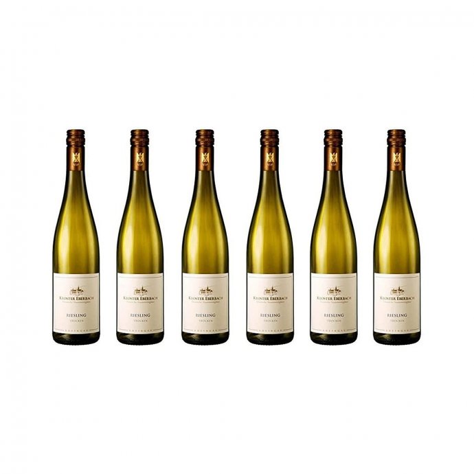Kloster Eberbach Weißwein trockener aus Rieslingreben 750ml 6er Pack