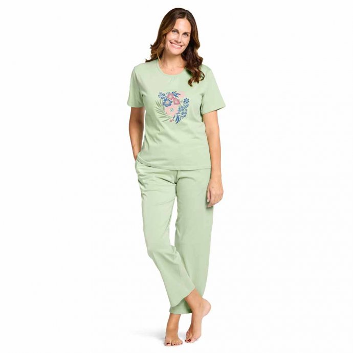 Schlafanzug, 36/38 grün