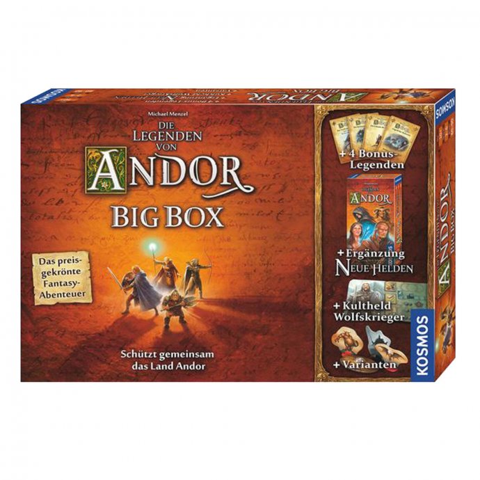 Kosmos Die Legenden von Andor Big Box Ergänzung plus neue Helden
