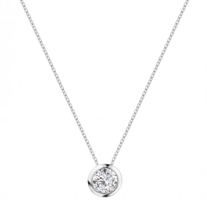 Anhänger mit Kette 925 Silber rhodiniert