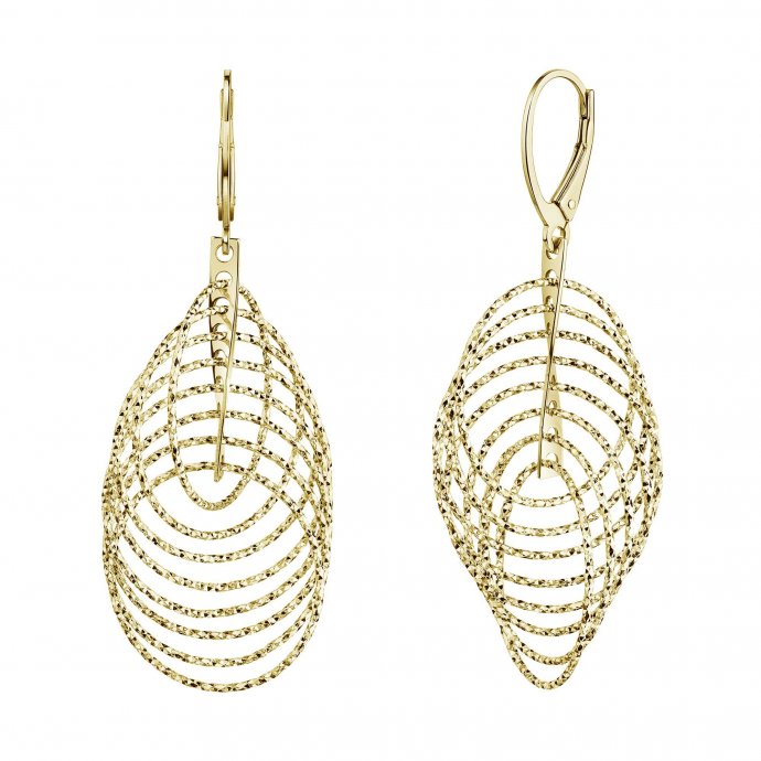 Ohrhänger 925 Sterling Silber vergoldet