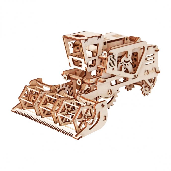 Holzmodell Mähdrescher