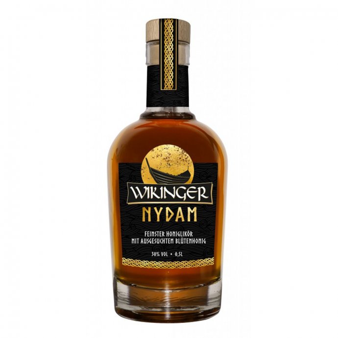 Original Wikinger Met Nydam Honiglikör Original aus dem Wikingerland