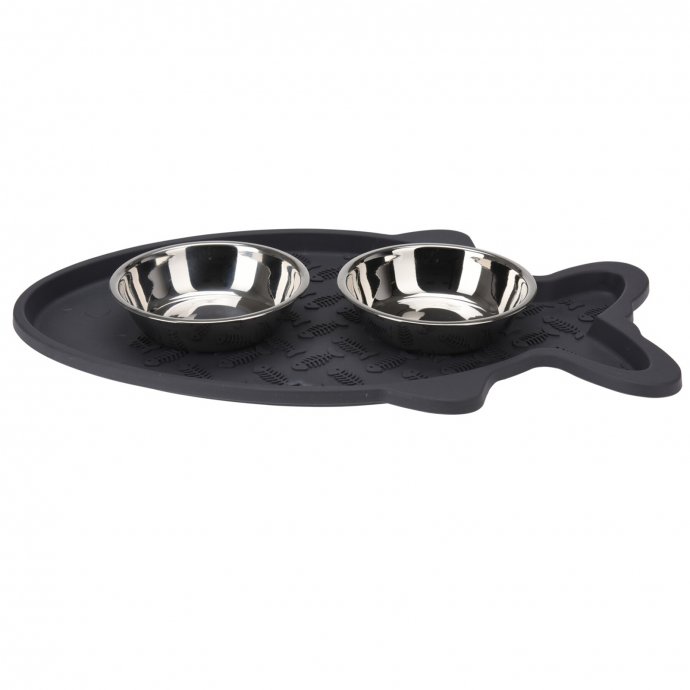 Tier-Futternapf, 2er Set Fisch