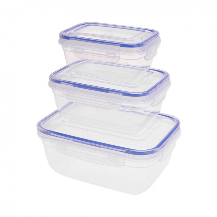 Vorratsdosen-Set, 3-teilig Kunststoff